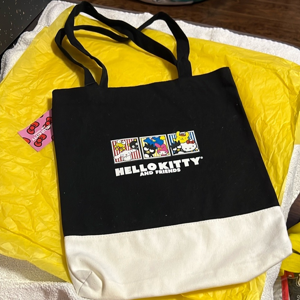 🔖 Sanrio | Black and White Tote Bag